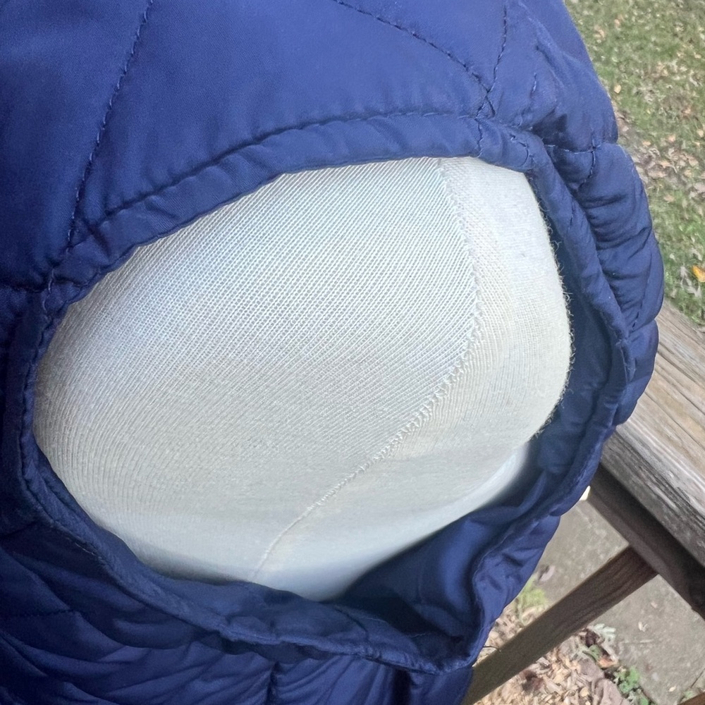 Kim Roger Quilted Navy Blue Women's zip Vest - Picture 7 of 10